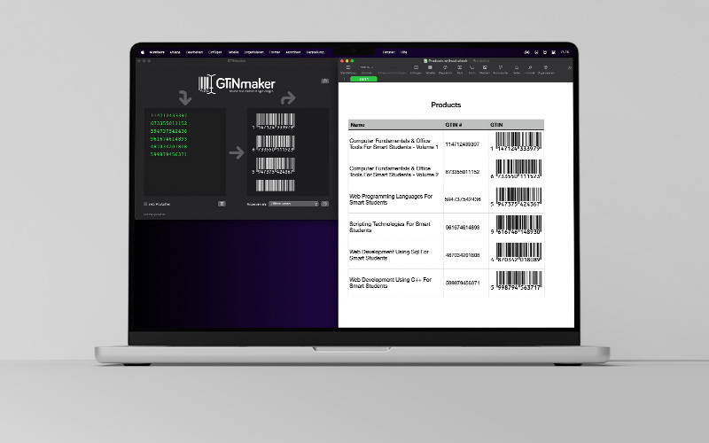 GTINmaker MacOS, Windows App