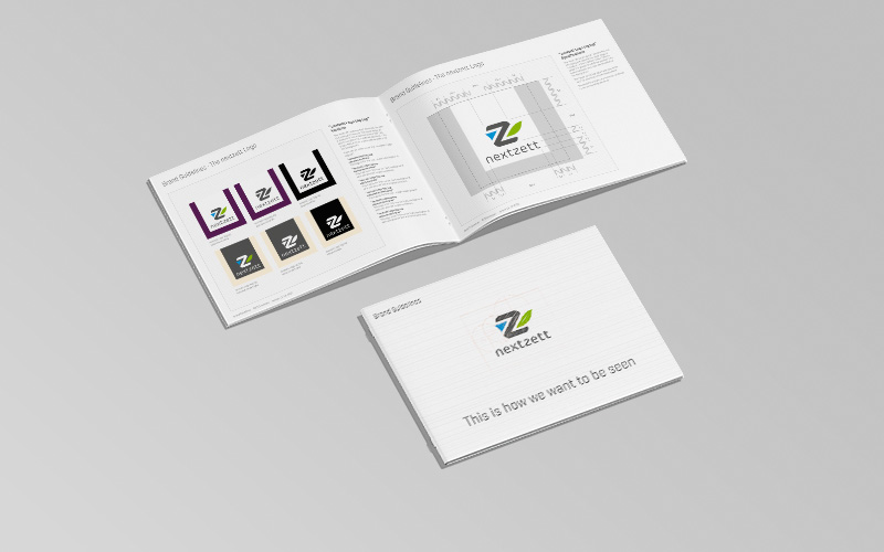 Brand Guidlines für nextzett